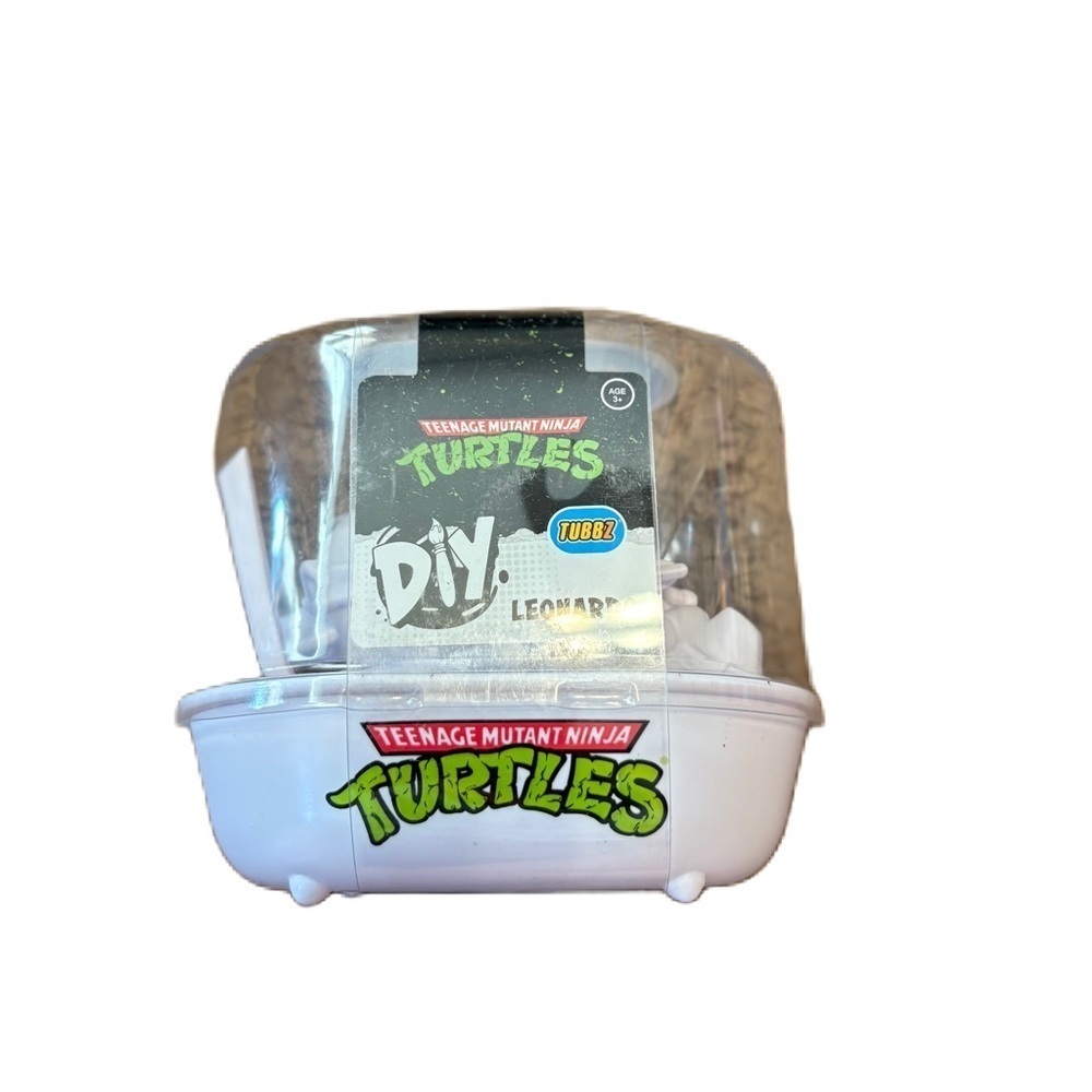 TUBBZ DIY: Paint Your Own TMNT Leonardo Collectible Vinyl Rubber Duck Figure NEW